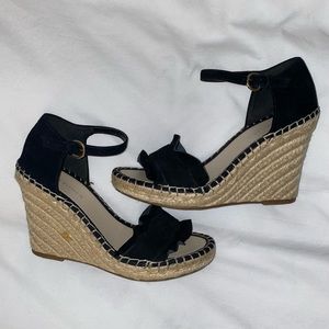 Kickoff Suede Open-Toe Espadrille Sandals
